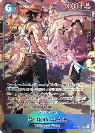 Portgas.D.Ace (119) (English Version 3rd Anniversary Set) [One Piece Promotion Cards] Secret Rare