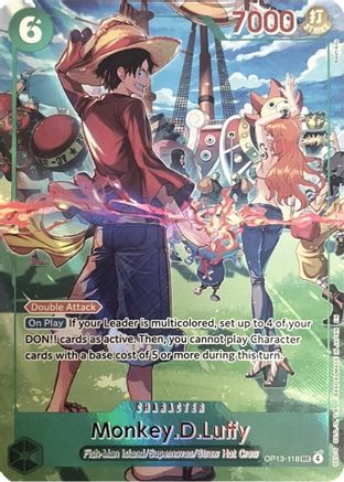 Monkey.D.Luffy (118) (English Version 3rd Anniversary Set) [One Piece Promotion Cards] Secret Rare