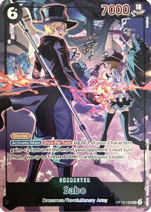 Sabo (120) (English Version 3rd Anniversary Set) [One Piece Promotion Cards] Secret Rare