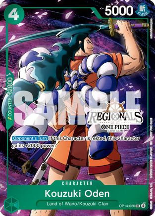 Kouzuki Oden (Regional Participation Pack 2026 Vol.2) [One Piece Promotion Cards] Uncommon