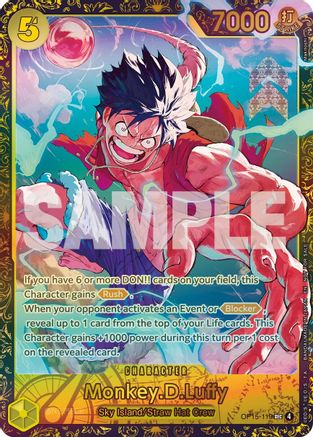 Monkey.D.Luffy (OP15-119) [One Piece Promotion Cards] Secret Rare