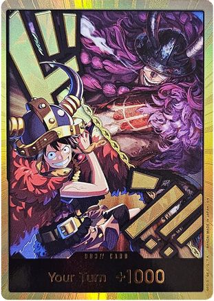DON!! Card (Alternate Art) (Luffy and Loki) (Gold) [The World's Strongest Warriors] DON!!