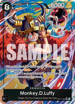 Monkey.D.Luffy (093) (Alternate Art) [The World's Strongest Warriors] Super Rare
