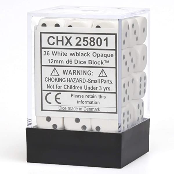 Chessex - 12mm d6 (36 Dice)