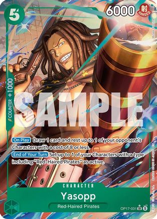 Yasopp (Alternate Art) [The World's Strongest Warriors] Super Rare