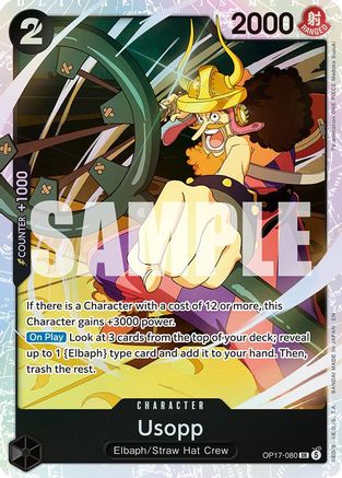 Usopp [The World's Strongest Warriors] Super Rare