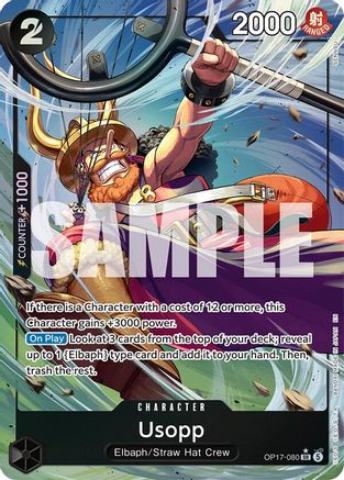 Usopp (Alternate Art) [The World's Strongest Warriors] Super Rare