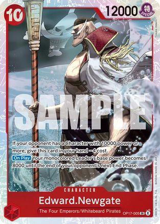 Edward.Newgate (005) [The World's Strongest Warriors] Super Rare
