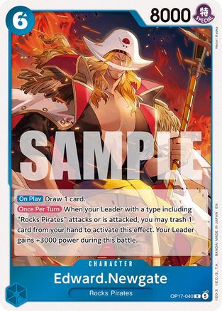Edward.Newgate (040) [The World's Strongest Warriors] Rare