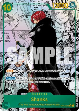 Shanks (022) (Manga) [The World's Strongest Warriors] Super Rare