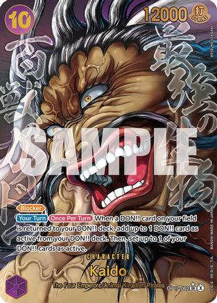 Kaido (062) (Super Alternate Art) [The World's Strongest Warriors] Super Rare