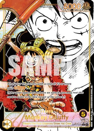 Monkey.D.Luffy (079) (Super Leader Alternate Art) [The World's Strongest Warriors] Leader