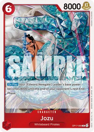 Jozu [The World's Strongest Warriors] Rare