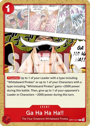 Ga Ha Ha Ha!! [The World's Strongest Warriors] Common