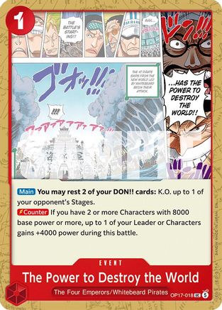 The Power to Destroy the World [The World's Strongest Warriors] Uncommon
