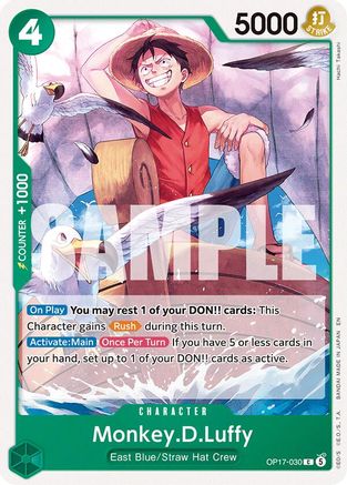 Monkey.D.Luffy (030) [The World's Strongest Warriors] Common