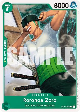 Roronoa Zoro (035) [The World's Strongest Warriors] Common