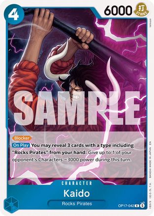 Kaido (042) [The World's Strongest Warriors] Rare