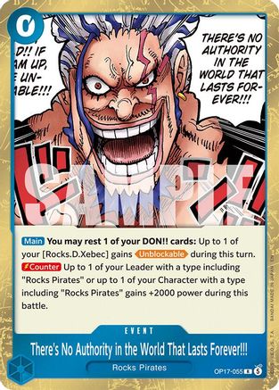 There's No Authority in the World That Lasts Forever!!! [The World's Strongest Warriors] Rare