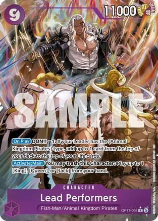 Lead Performers (Alternate Art) [The World's Strongest Warriors] Rare