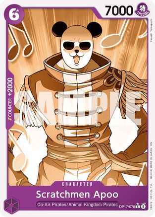 Scratchmen Apoo (Pandaman Art) [The World's Strongest Warriors] Common