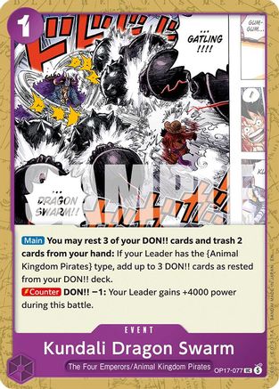 Kundali Dragon Swarm [The World's Strongest Warriors] Uncommon