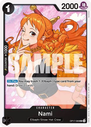 Nami (086) [The World's Strongest Warriors] Uncommon