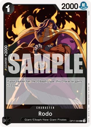 Rodo [The World's Strongest Warriors] Uncommon