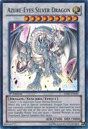 Azure-Eyes Silver Dragon [SDBE-EN040] Ultra Rare