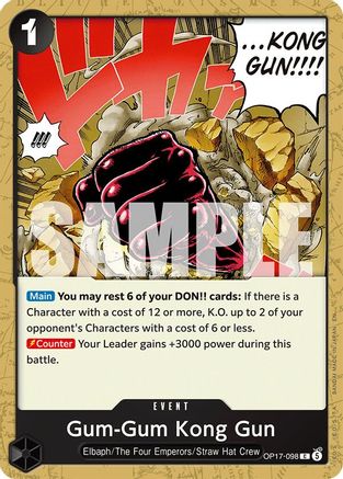 Gum-Gum Kong Gun [The World's Strongest Warriors] Common