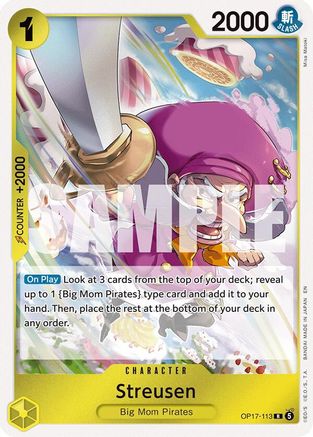 Streusen (113) [The World's Strongest Warriors] Rare
