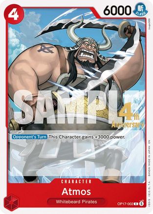 Atmos [The World's Strongest Warriors Release Event Cards] Common