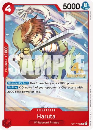 Haruta [The World's Strongest Warriors Release Event Cards] Uncommon