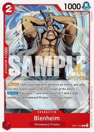 Blenheim [The World's Strongest Warriors Release Event Cards] Common