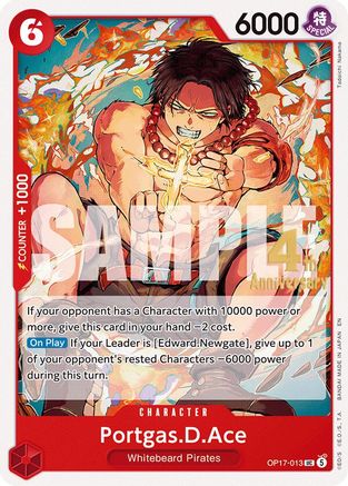 Portgas.D.Ace [The World's Strongest Warriors Release Event Cards] Uncommon