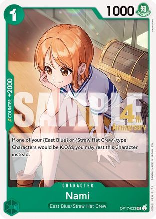 Nami (023) [The World's Strongest Warriors Release Event Cards] Uncommon
