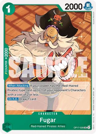 Fugar [The World's Strongest Warriors Release Event Cards] Uncommon