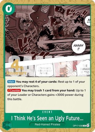 I Think He's Seen an Ugly Future... [The World's Strongest Warriors Release Event Cards] Common