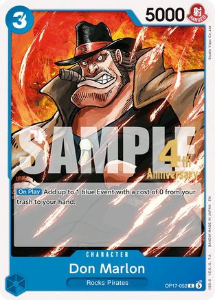 Don Marlon [The World's Strongest Warriors Release Event Cards] Common