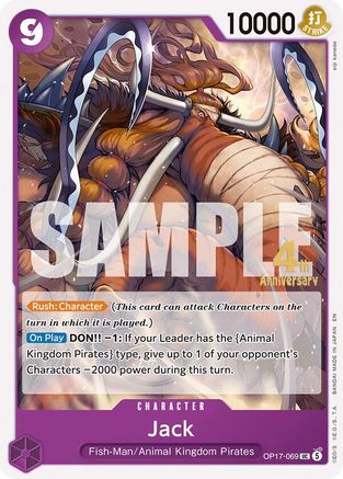 Jack [The World's Strongest Warriors Release Event Cards] Uncommon