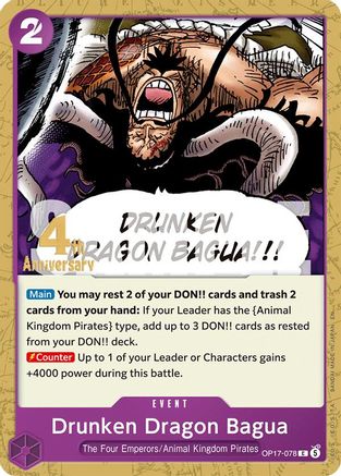 Drunken Dragon Bagua [The World's Strongest Warriors Release Event Cards] Common