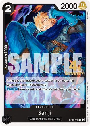 Sanji [The World's Strongest Warriors Release Event Cards] Common