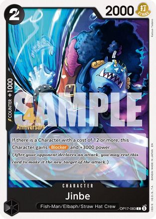 Jinbe (083) [The World's Strongest Warriors Release Event Cards] Common