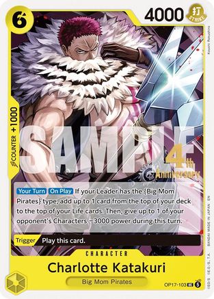 Charlotte Katakuri [The World's Strongest Warriors Release Event Cards] Uncommon