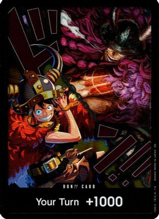 DON!! Card (Alternate Art) (Luffy and Loki) [The World's Strongest Warriors] DON!!