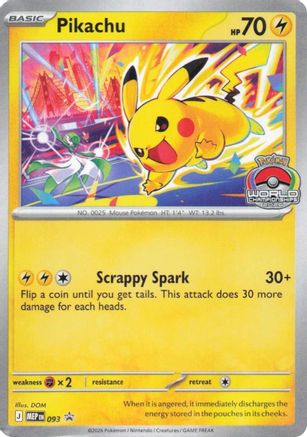 Pikachu 093 [ME Mega Evolution Promo]