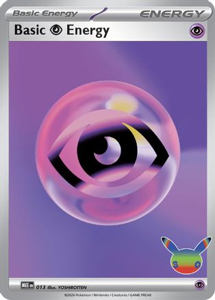 Basic Psychic Energy (30th Celebration) 013 [MEE Mega Evolution Energies] (Holofoil)