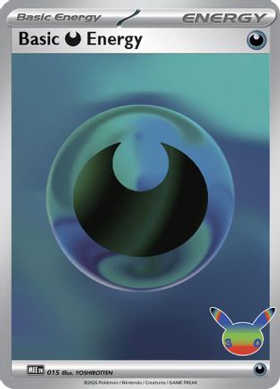 Basic Darkness Energy (30th Celebration) 015 [MEE Mega Evolution Energies] (Holofoil)