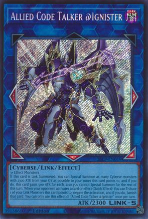 Allied Code Talker @Ignister (Secret Rare) [26LP-EN019] Secret Rare