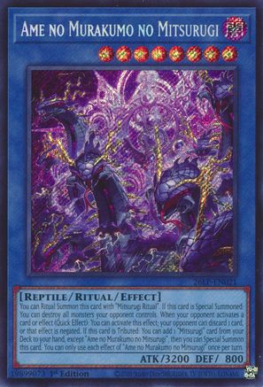 Ame no Murakumo no Mitsurugi (Secret Rare) [26LP-EN021] Secret Rare
